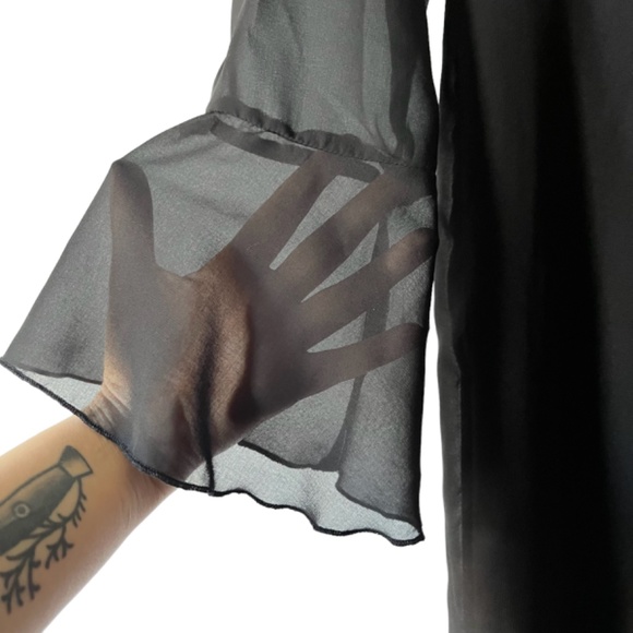 Rosalia Maxi Dress Black Princess Polly Witchy Whimsigoth - Picture 5 of 8